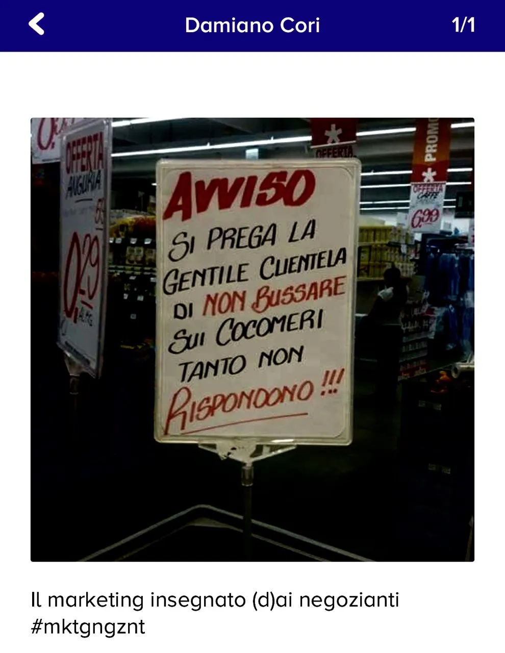 cartello con scritto non bussate sui cocomeri, tanto non rispondono