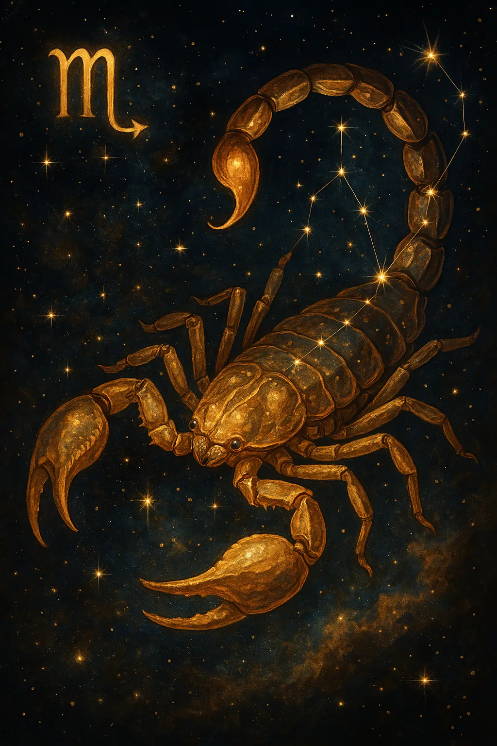 kreiere ein wundervolles Bild vom Sternzeichen Skorpion