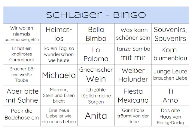 Schlager - Bingo