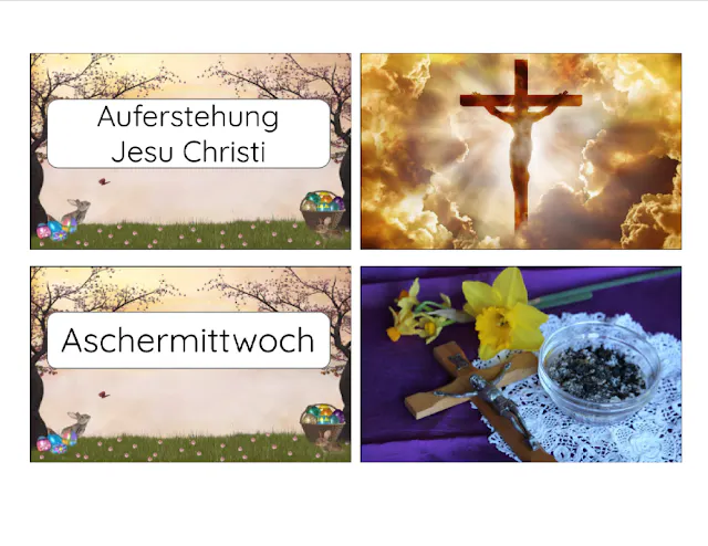 Was passt? - Ostern Bilder Legespiel