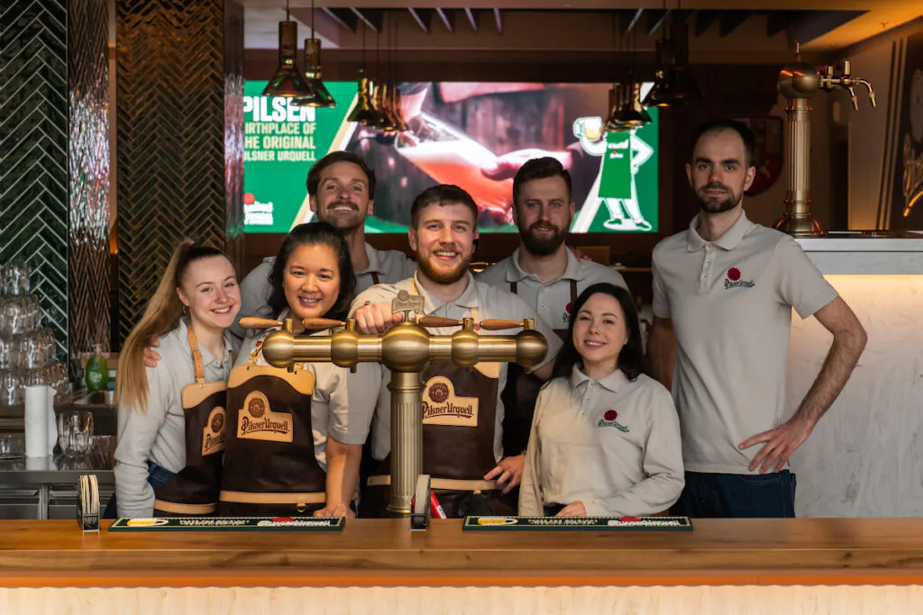 Tapster-Gang Pilsner Urquell
