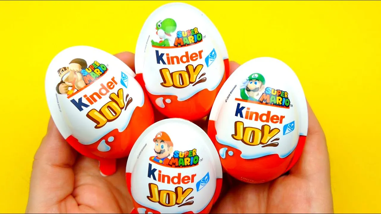 Kinder Joy Surprise Eggs | Super Mario Edition