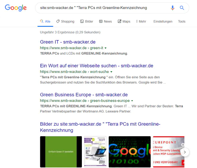 Suchbeispiel