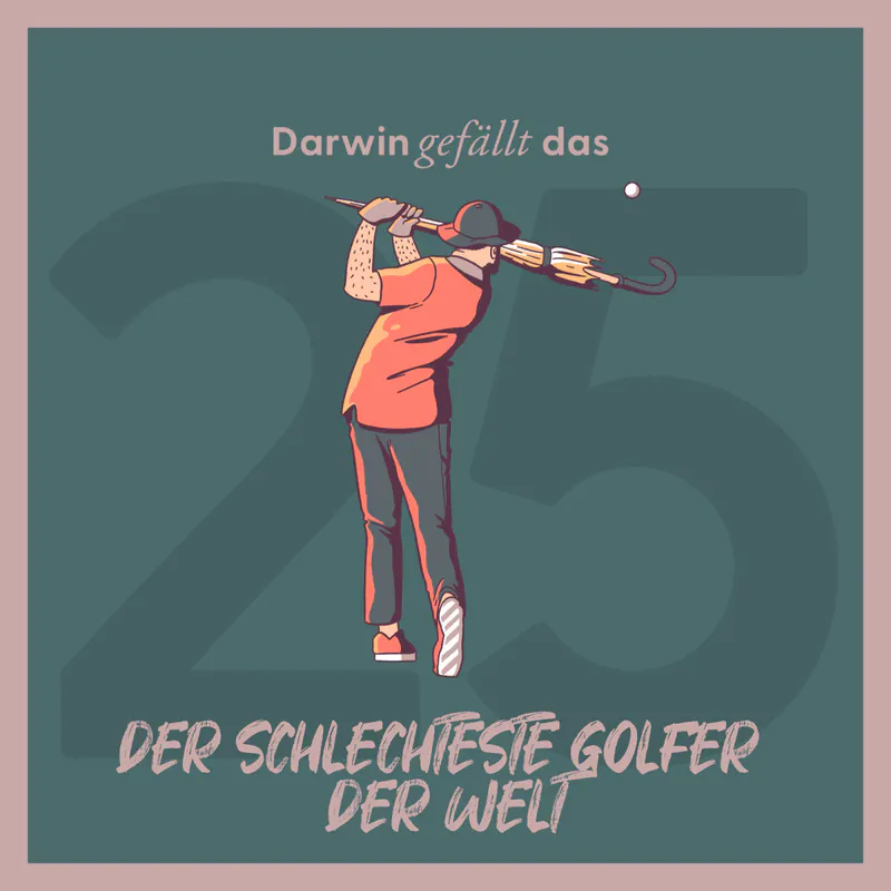 Vorschaubild mit dem Titelbild der Episode 'Der schlechteste Golfer der Welt'.