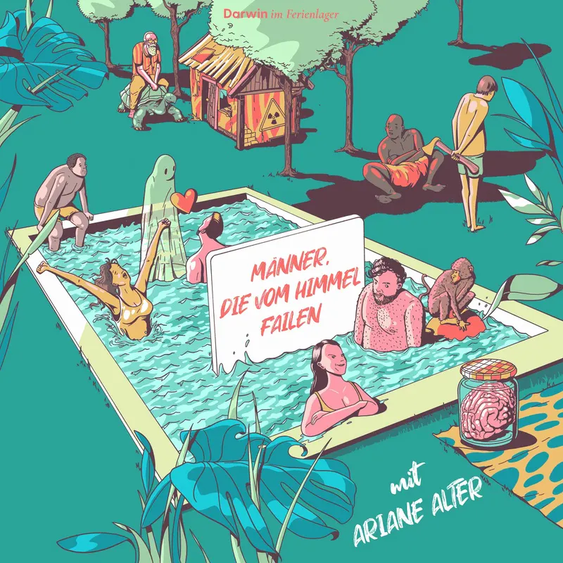 Vorschaubild mit dem Titelbild der Episode 'Männer, die vom Himmel failen - mit Ariane Alter'.