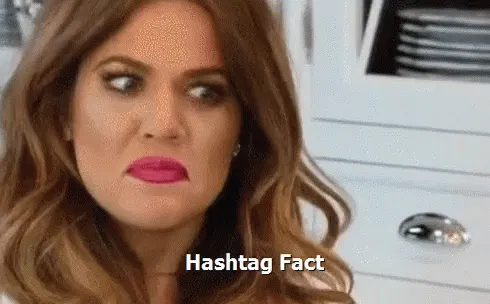 Hashtag Fact GIF - Fact Facts Khloe Kardashian GIFs