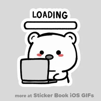 Polar Bear Waiting Gif By Sticker Book Ios GIF