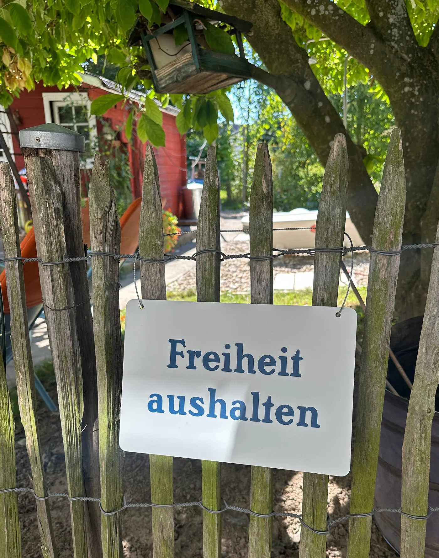 Freiheit aushalten