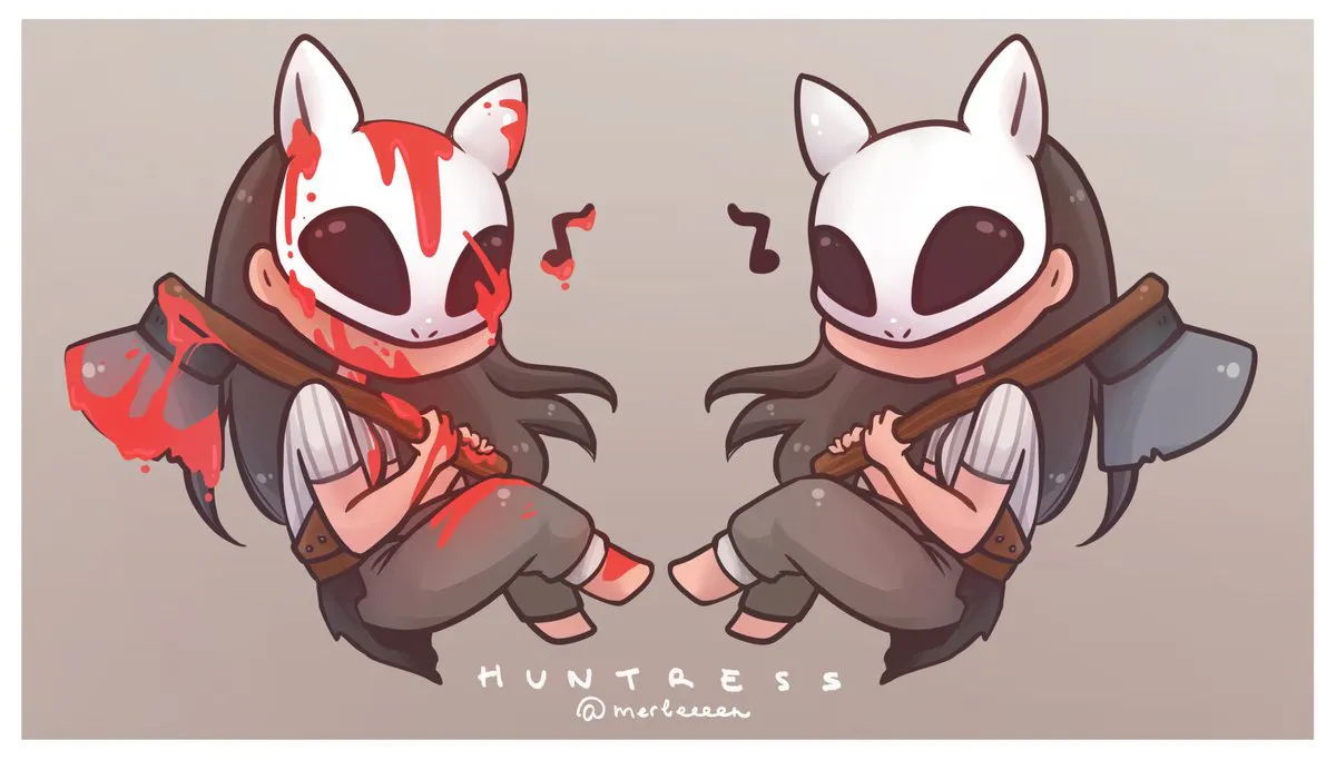 Dead by Daylight on X: "RT @poutymerlyn: Huntress but cute🥺👉👈 #DeadbyDaylight #dbdfanart https://t.co/XoDkfbKMhY" / X