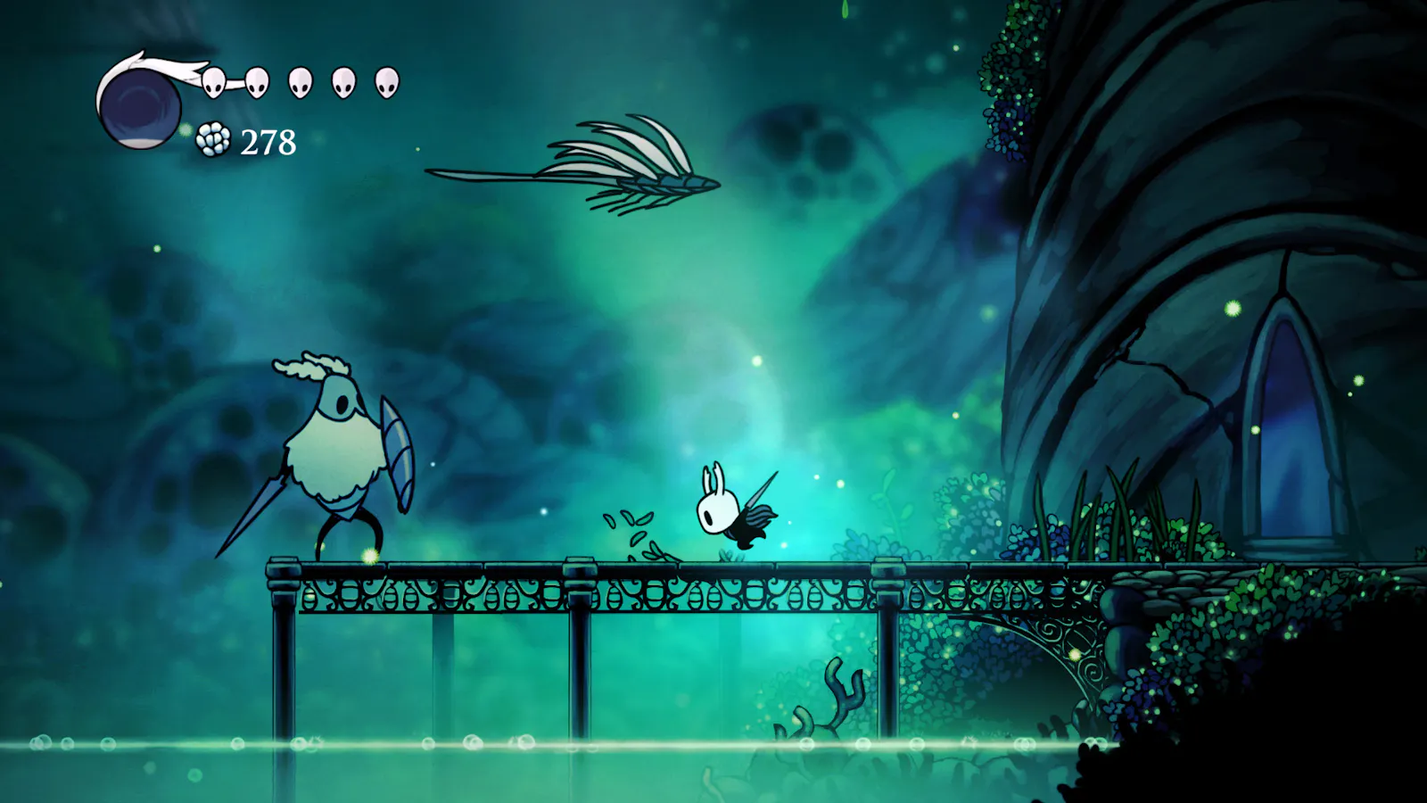 Screenshot eines Spiels, 2D, Hollow Knight