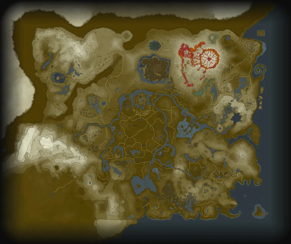 Zelda: Breath of the Wilds ganze Map ist gigantisch