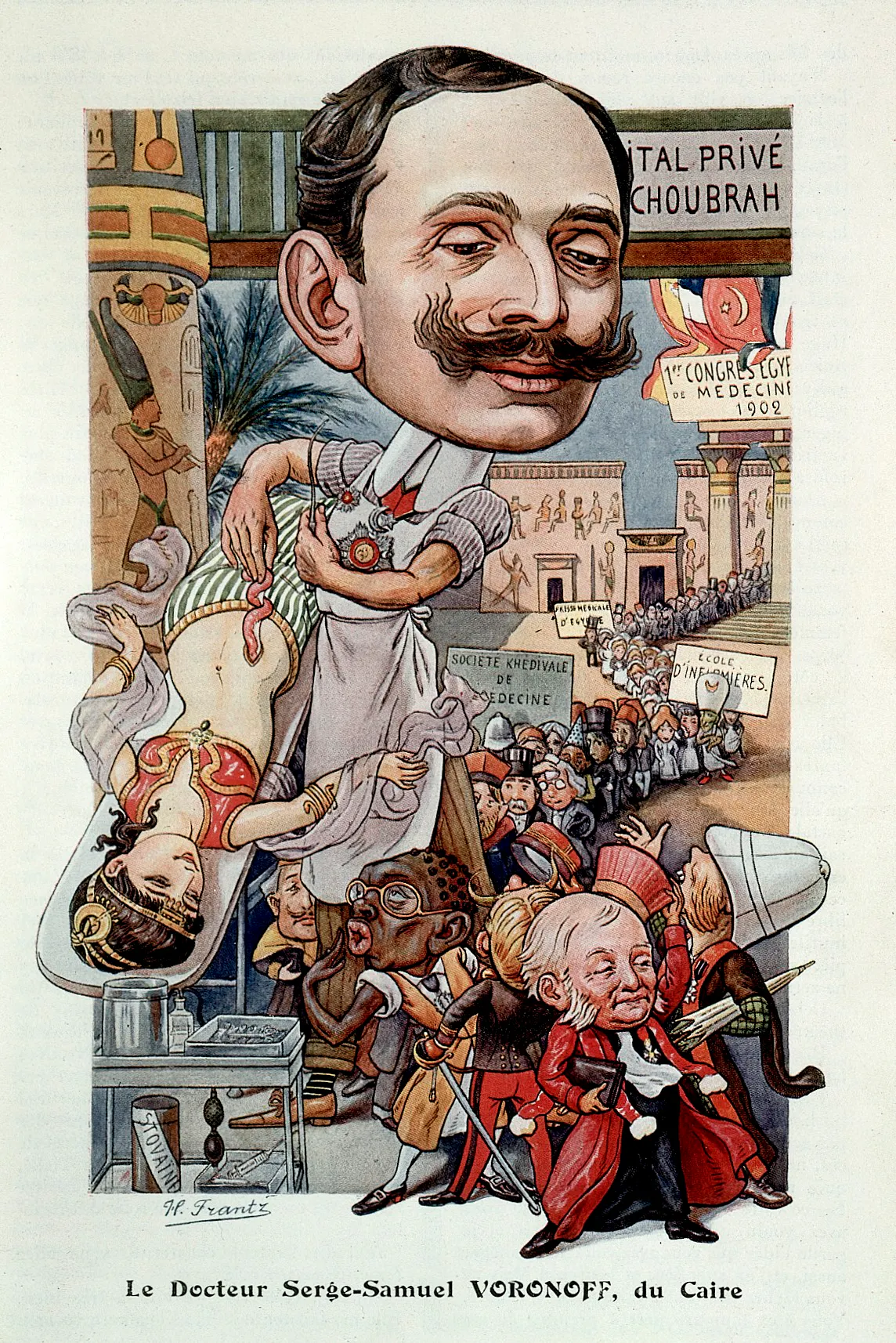 File:Caricature of Serge Samuel Voronoff (1866 - ) Wellcome L0003517.jpg - Wikimedia Commons