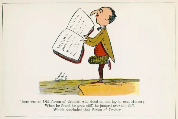 The Old Person of Cromer Print. Art Prints, Posters & Puzzles from Mary Evans