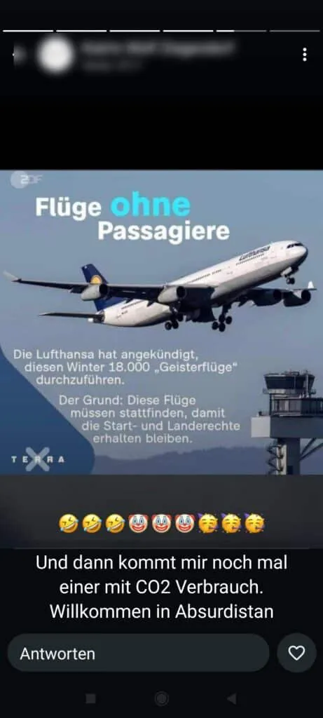 Aktuell kursierendes Sharepic mit Kommentar