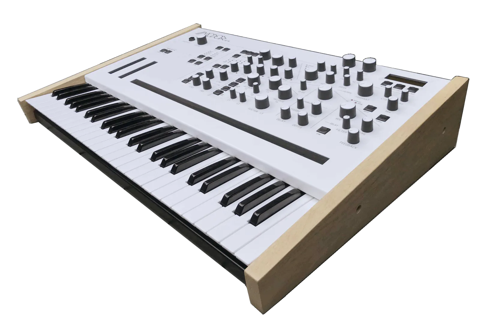 Modor Music NF-1k - großer 16-Voice Desktop Synthesizer mit 49-Key Polyphonic Aftertouch Keyboard