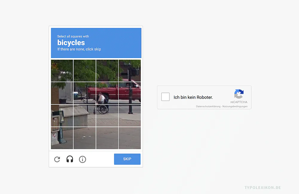 CAPTCHA und reCAPTCHA